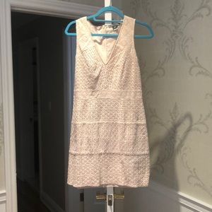 Pink Eyelet French Connection Dress